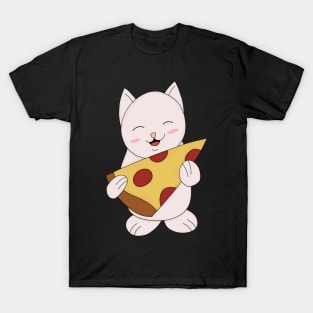 Cat Pizza Time T-Shirt
